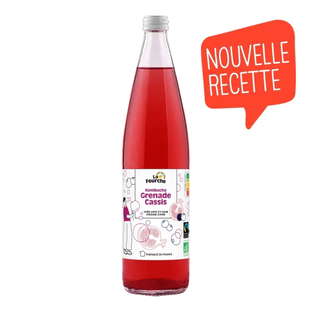 Kombucha grenade cassis bio et équitable
