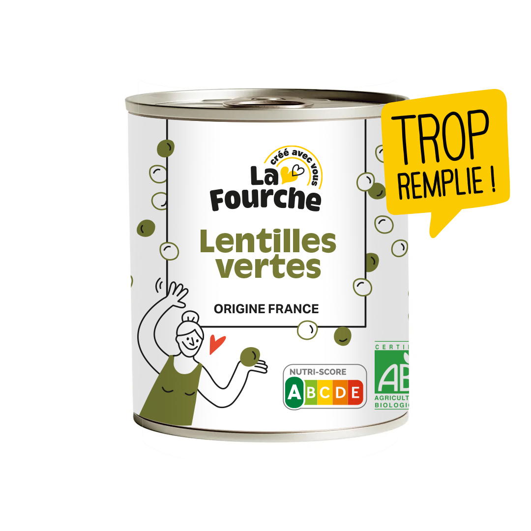 Lentilles vertes bio