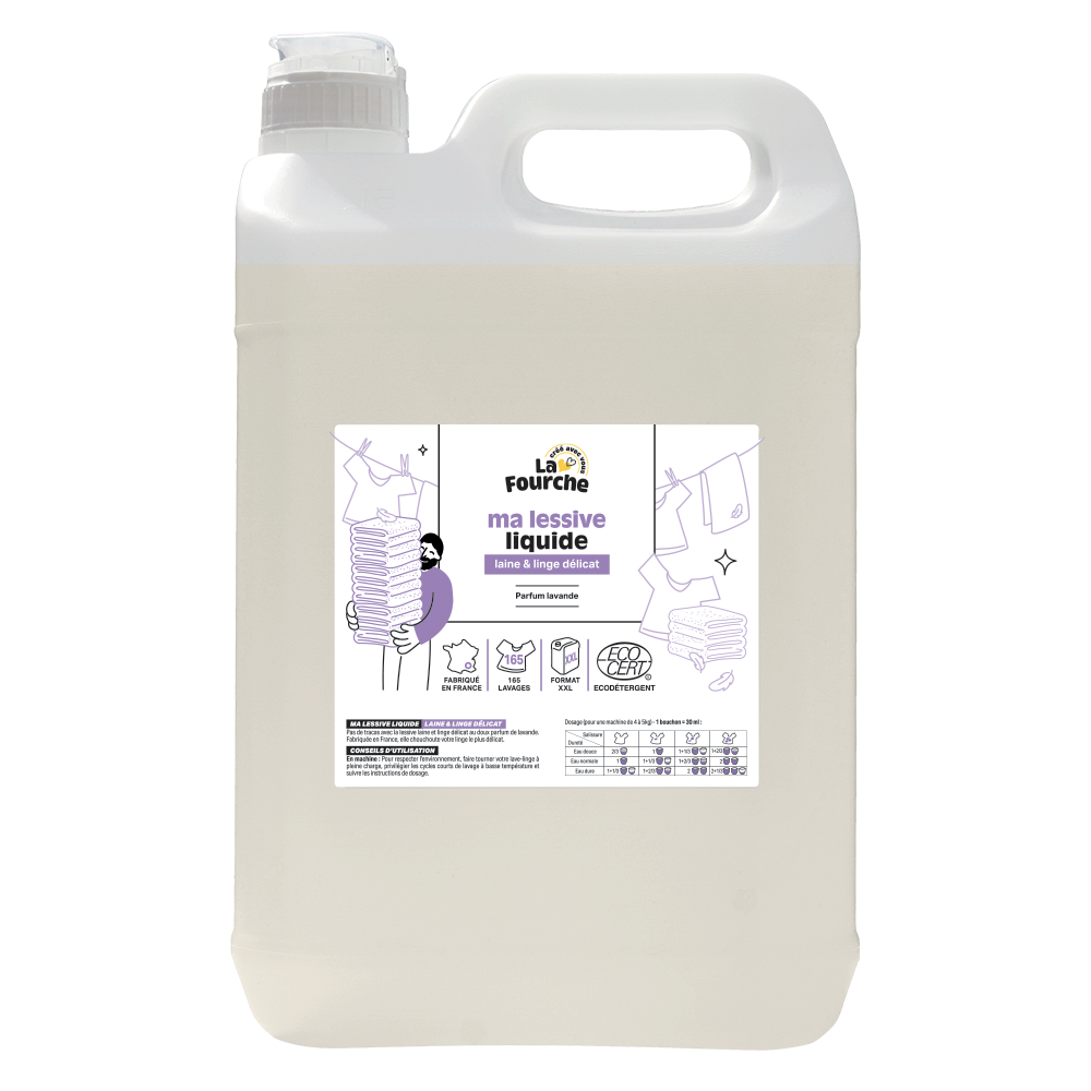 Lessive laine et linge délicat certifiée Ecodétergent