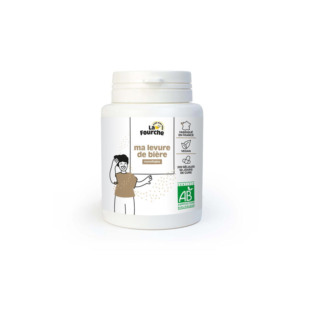 Levure de bière revivifiable bio x 200