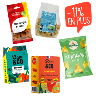 Maxi panier biscuits apéritif bio