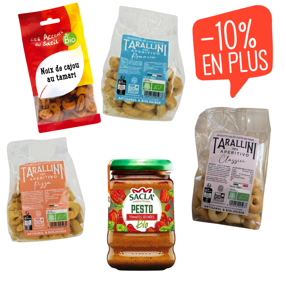 Maxi panier biscuits apéritif bio