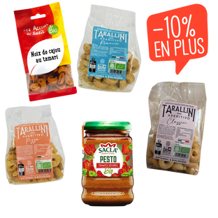 Maxi panier biscuits apéritif bio