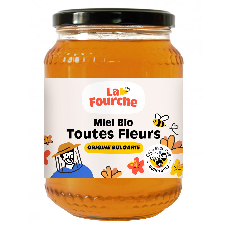 Miel Bio Toutes Fleurs Origine Bulgarie