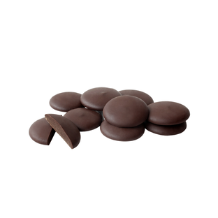 Palets de chocolat lait 39% équitable bio en sachet kraft