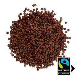 Pépites de Chocolat Noir Blanchi 60% Équitable Bio En Sachet Kraft