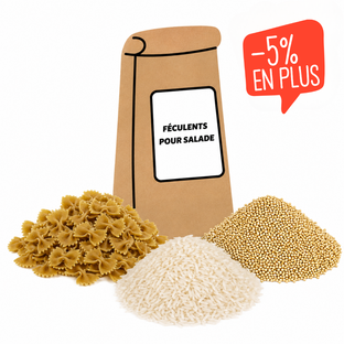 Féculents pour salade bio en sachet kraft