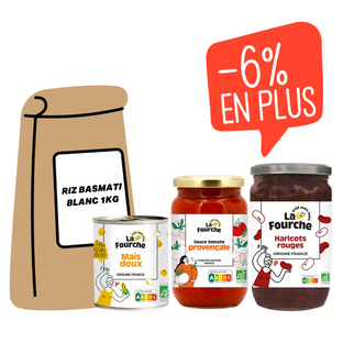 Panier chili sin carne bio La Fourche