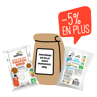 Panier découverte protéines végétales bio La Fourche