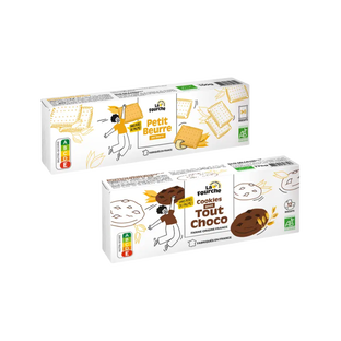 Panier duo de biscuits pour le goûter bio La Fourche