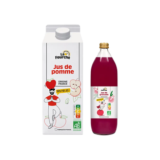Panier duo de jus de fruits bio origine France La Fourche