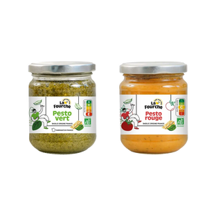 Panier duo de pestos bio La Fourche