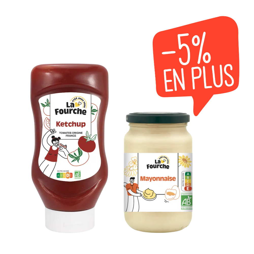 Panier duo de sauces bio
