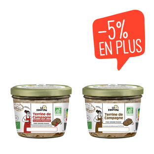 Panier duo de terrines bio La Fourche