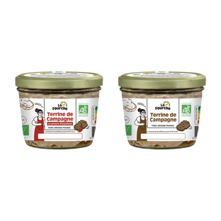 Panier duo de terrines bio La Fourche