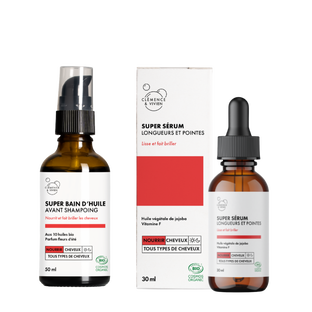 Panier duo soin des cheveux huile et sérum