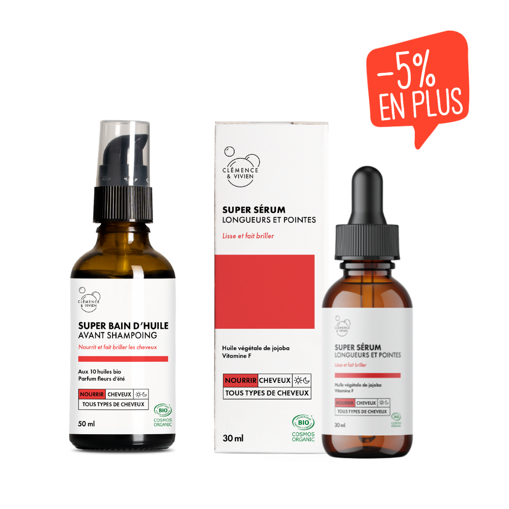 Panier duo santé des cheveux huile et sérum