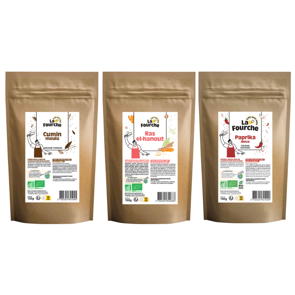 Panier d'épices bio La Fourche