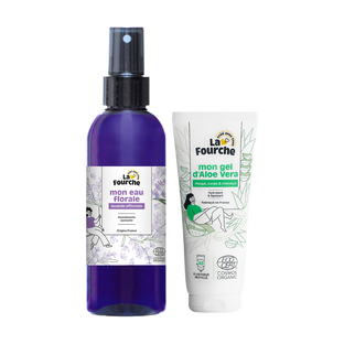 Panier duo essentiels de l'été eau florale de lavande et gel d'aloe vera