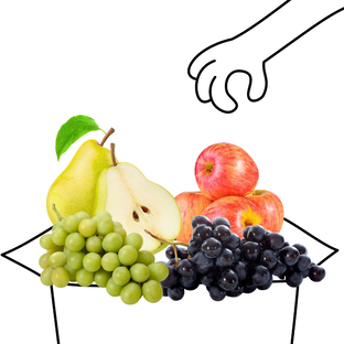 Panier Fruits d'Automne de Saison Bio