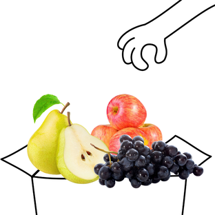 Panier Fruits d'Automne de Saison Bio