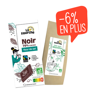 Panier goûter bio et équitable La Fourche