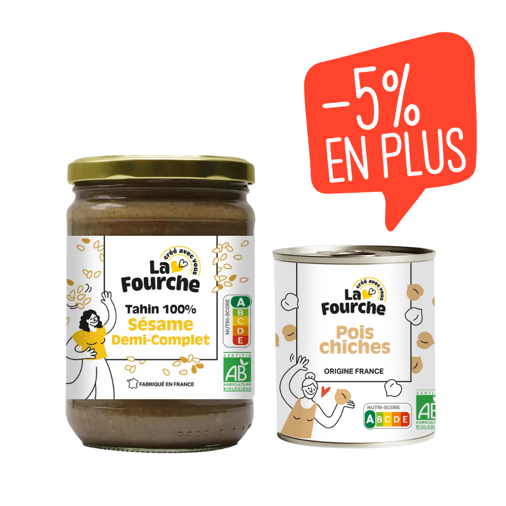Panier houmous maison bio La Fourche