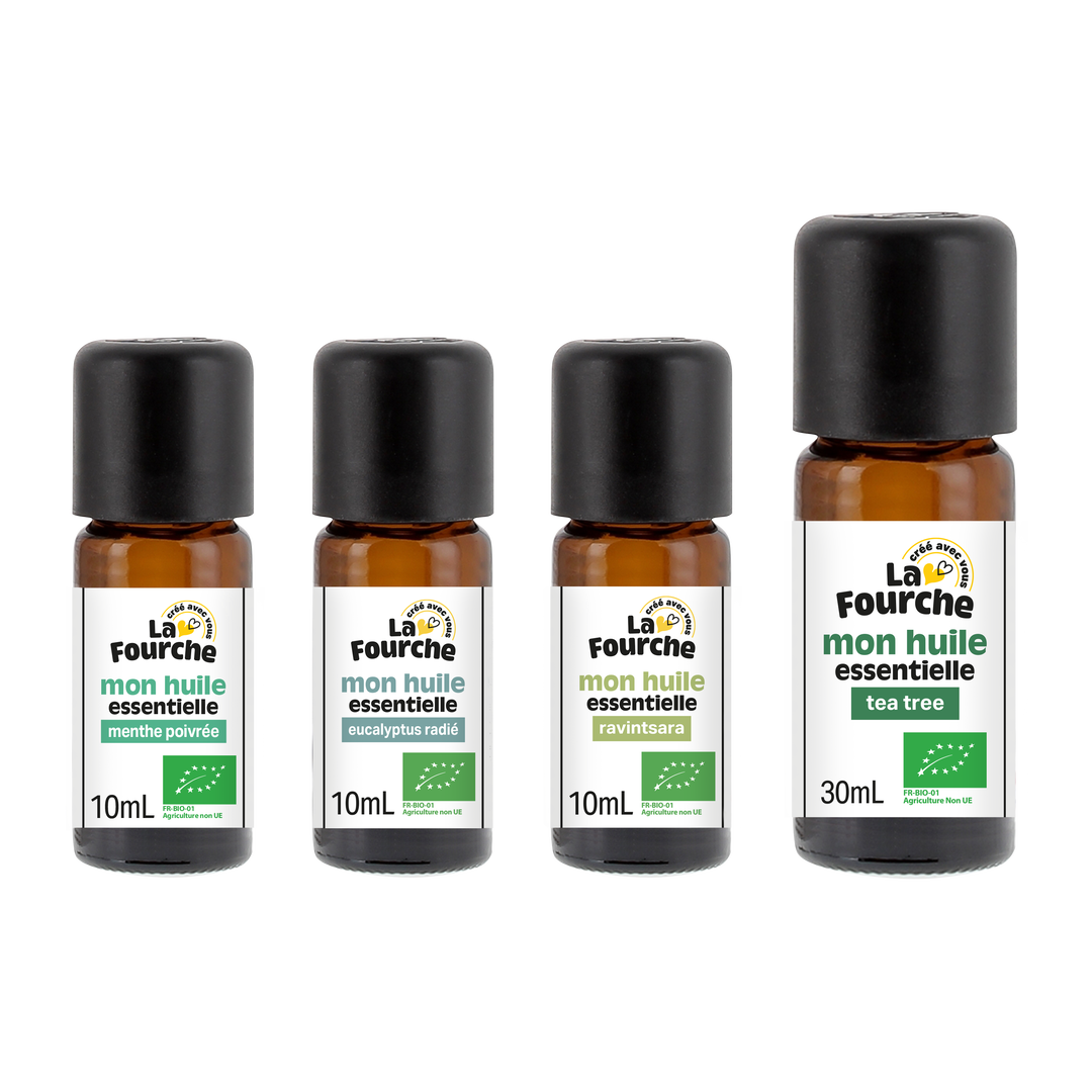 Panier huiles essentielles Bio : Hiver Serein