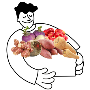 Panier légumes racines bio