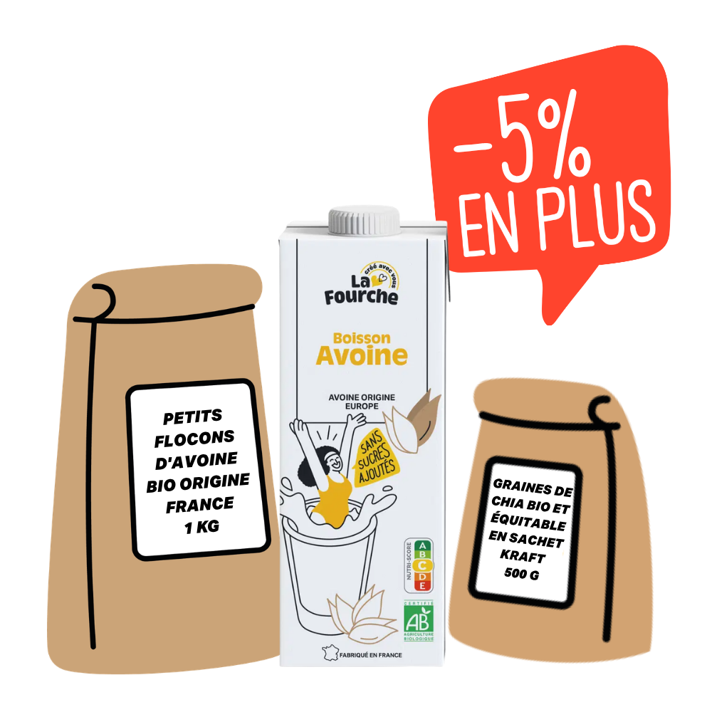 Panier overnight oat avec gluten bio