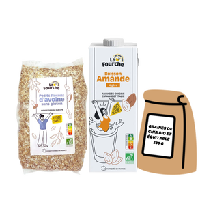 Panier overnight oat sans gluten bio La Fourche