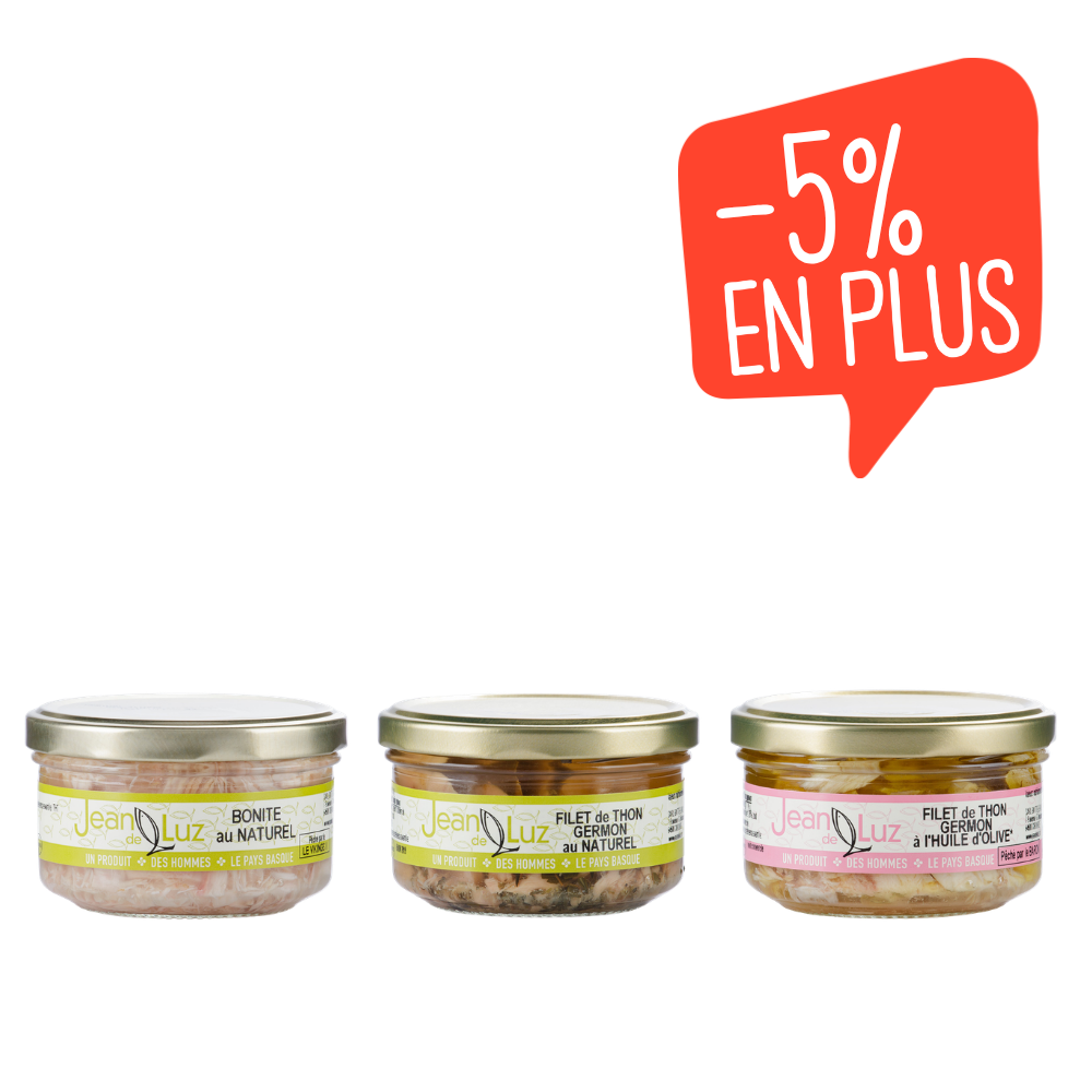 Panier produits de la mer Jean de Luz bio