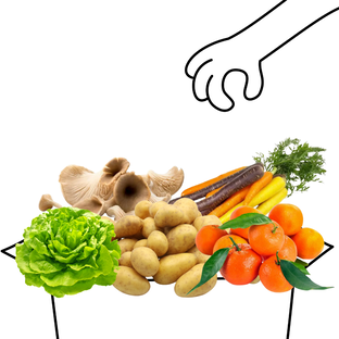 Panier repas de fête bio