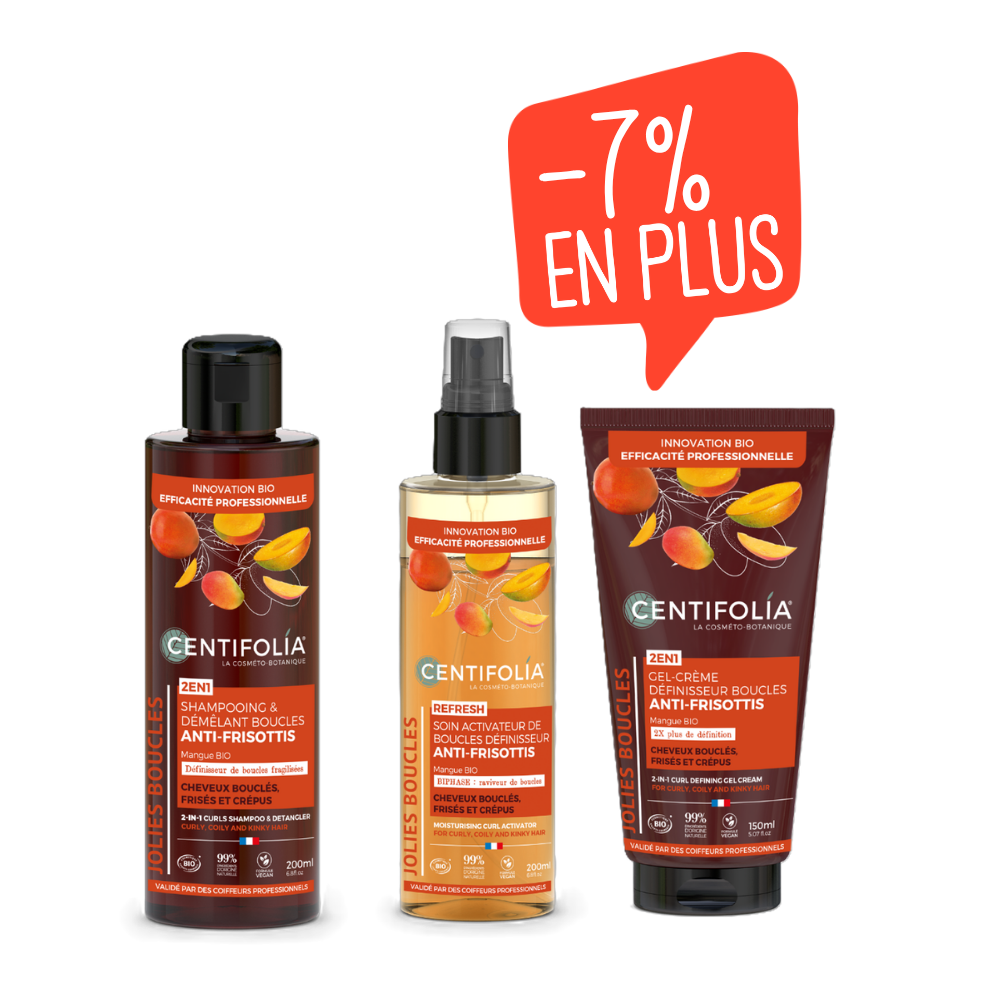 Panier - routine cheveux bouclés