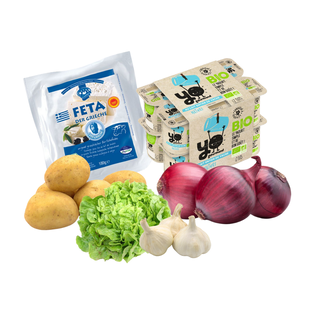 Panier salade grecque bio