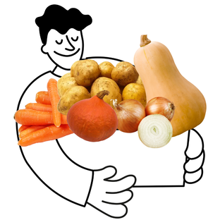 Panier soupe courge bio