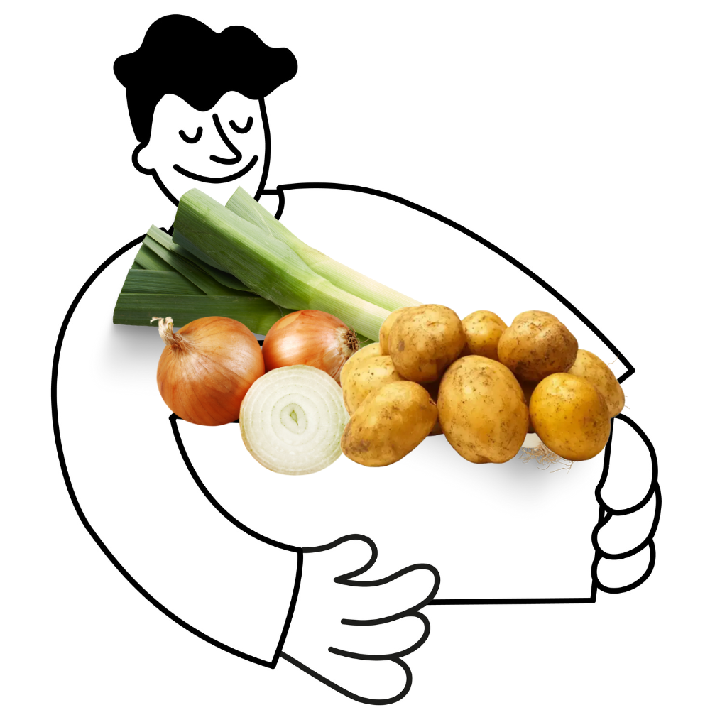 Panier soupe poireaux bio x 2