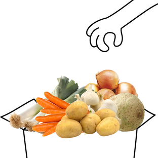 Panier soupes bio