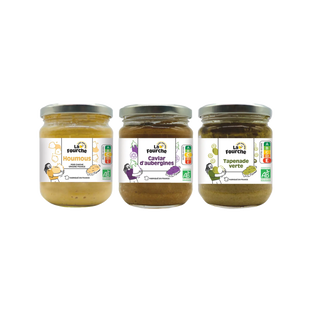 Panier trio de tartinables bio La Fourche