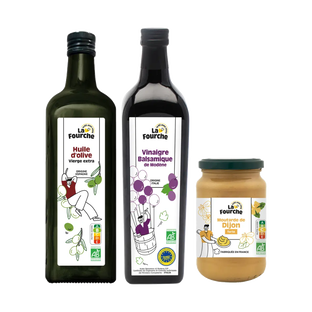 Panier vinaigrette bio La Fourche