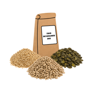 Paniers trio de graines bio La Fourche