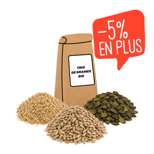Paniers trio de graines bio La Fourche