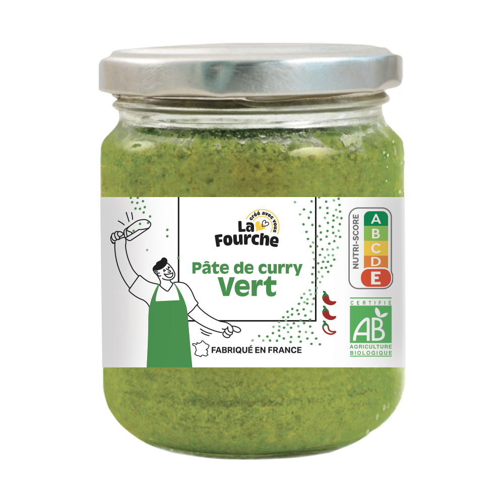 Pâte de curry vert bio