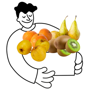 Petit panier de fruits bio - 2 à 3 personnes x 3