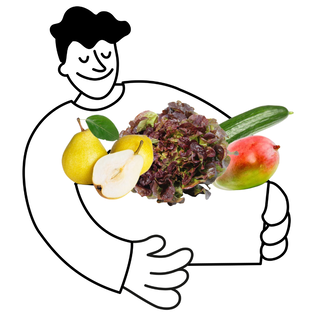 Petit panier de fruits et légumes bio - 1 à 2 personnes