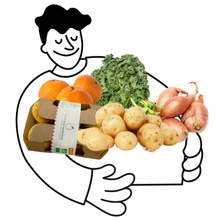 Petit panier de fruits et légumes bio - 1 à 2 personnes