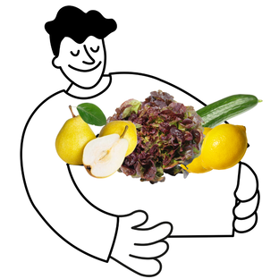 Petit panier de fruits et légumes bio - 1 à 2 personnes