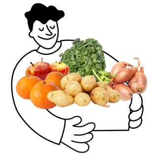 Petit panier de fruits et légumes bio - 1 à 2 personnes