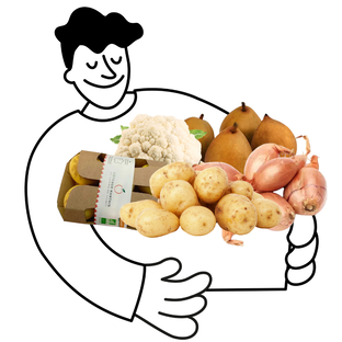 Petit panier de fruits et légumes bio - 1 à 2 personnes