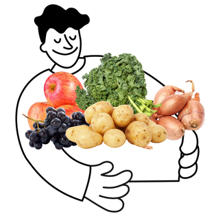 Petit Panier de Fruits et Légumes Bio - 1 à 2 personnes
